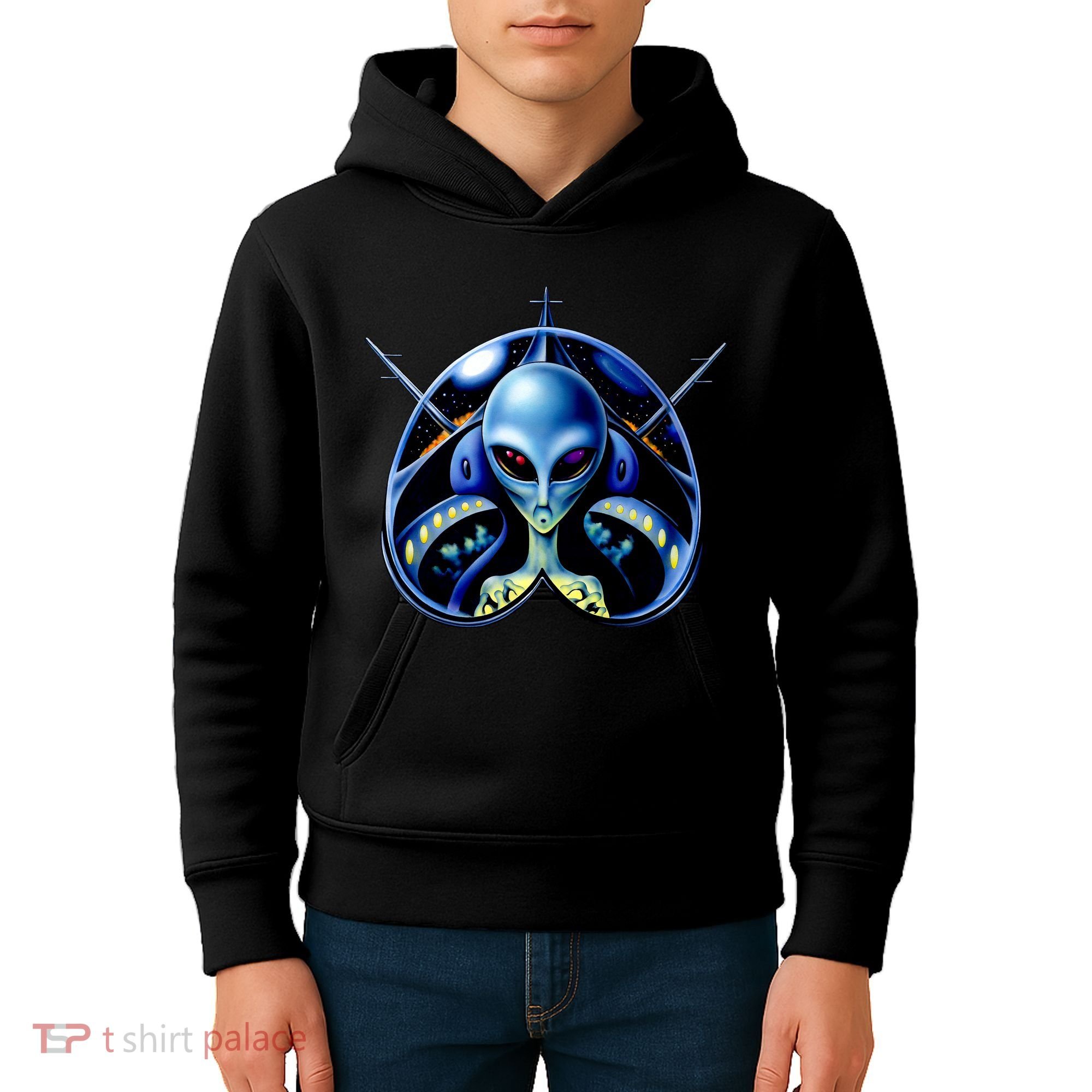 Alien Pilot Kids Hoodie