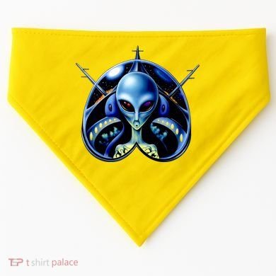 Alien Pilot USA-Made Doggie Bandana
