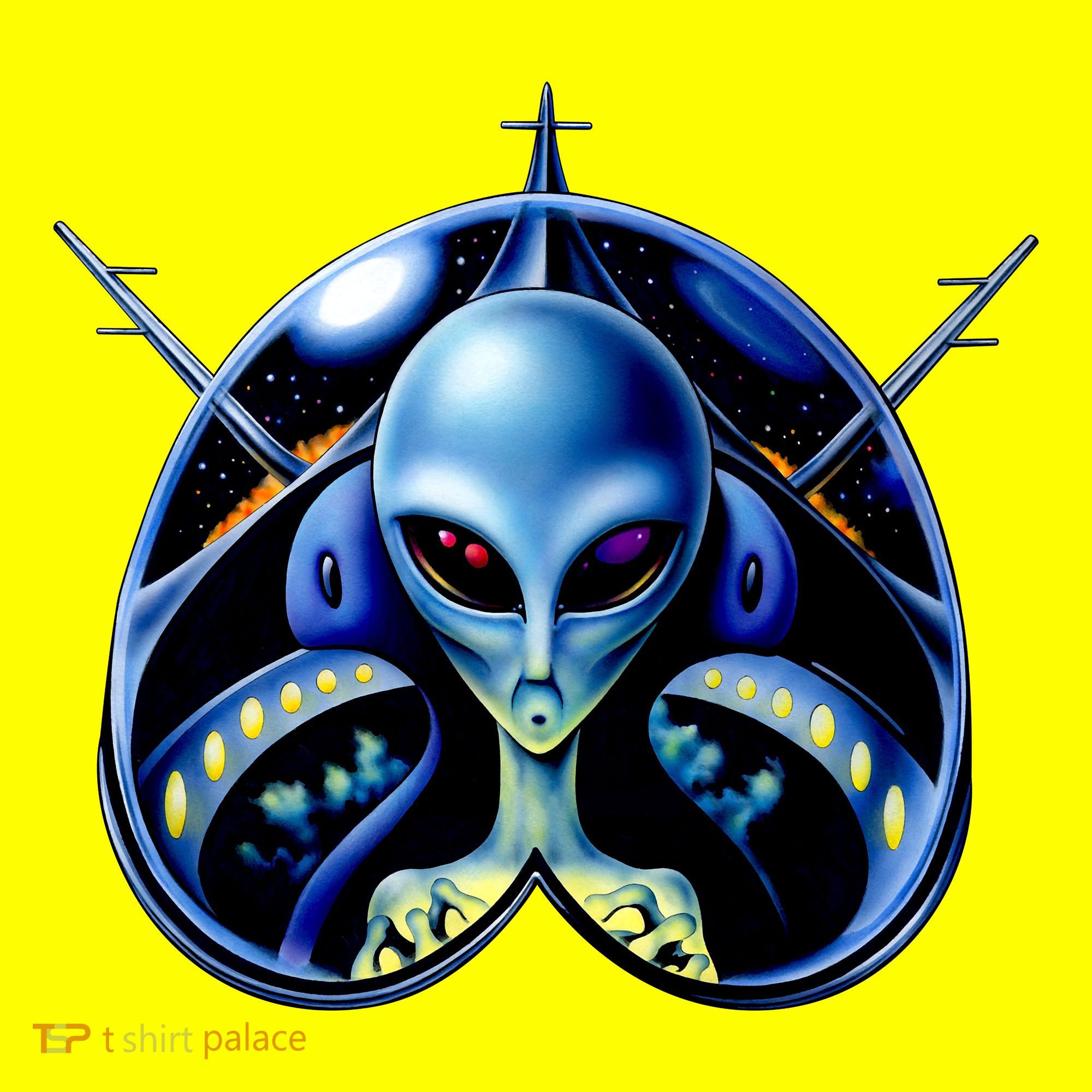 Alien Pilot Baby Bodysuit