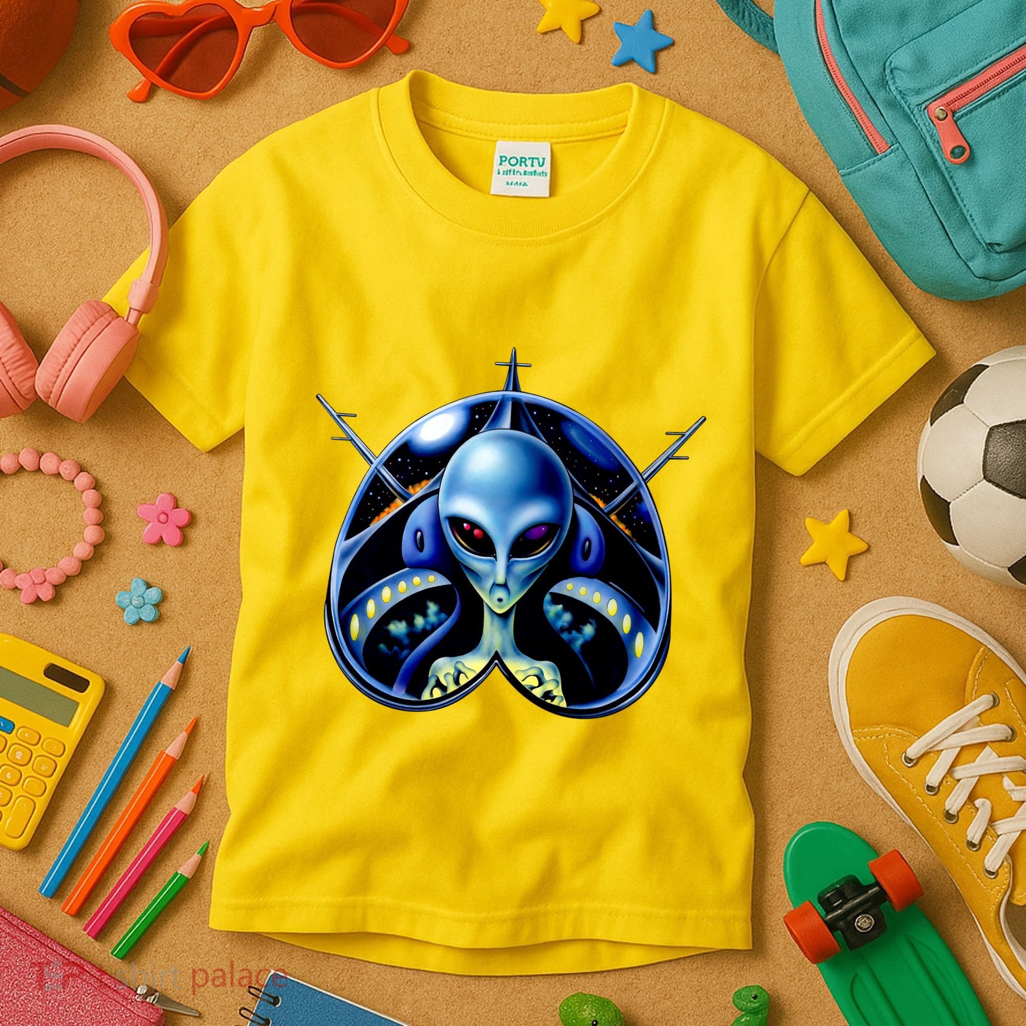 Alien Pilot Kids T-Shirt
