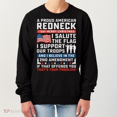 A Proud American Redneck Women's Sweatshirt