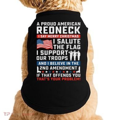A Proud American Redneck Doggie Tank