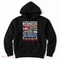 A Proud American Redneck Hoodie thumb 0