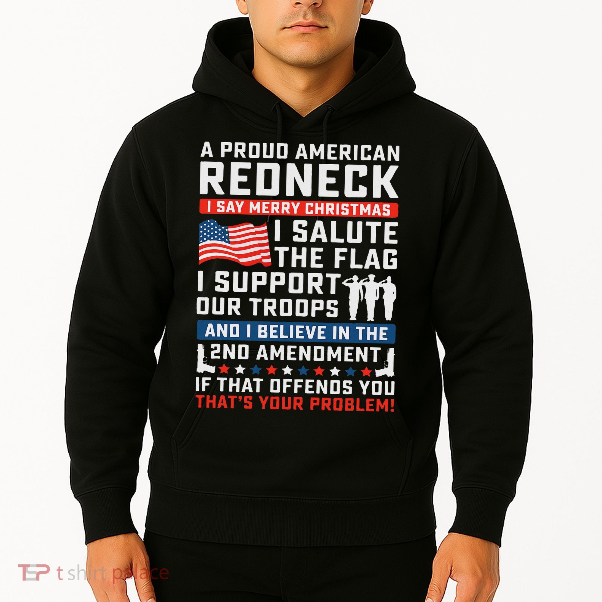 A Proud American Redneck Hoodie