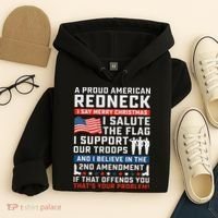 A Proud American Redneck Hoodie thumb 4