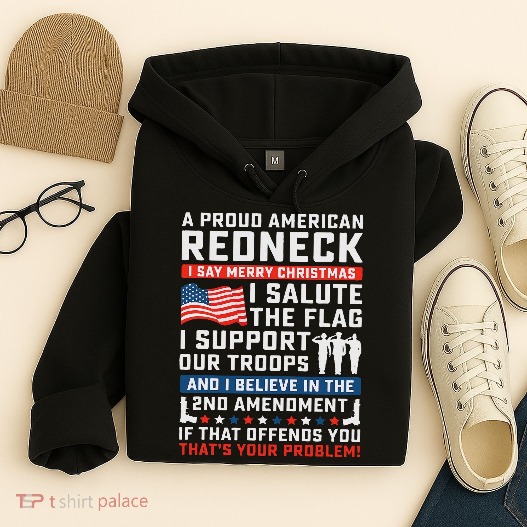 A Proud American Redneck Hoodie