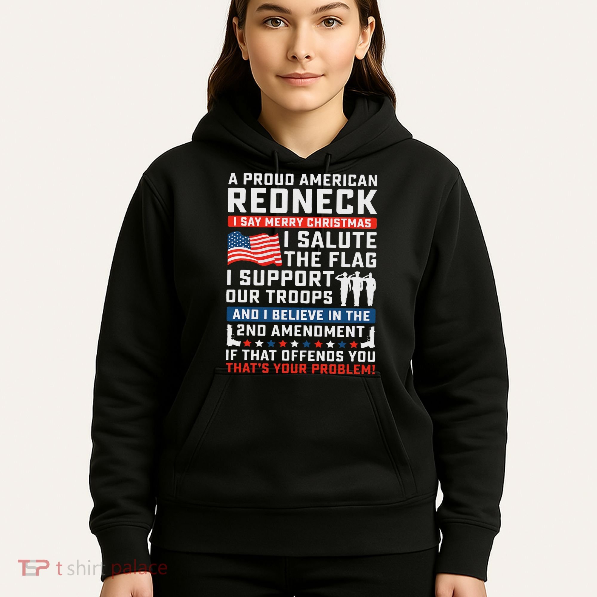 A Proud American Redneck Hoodie
