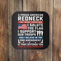 A Proud American Redneck Coaster thumb 0