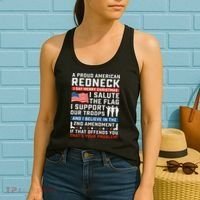 A Proud American Redneck Women's Tank Top thumb 2