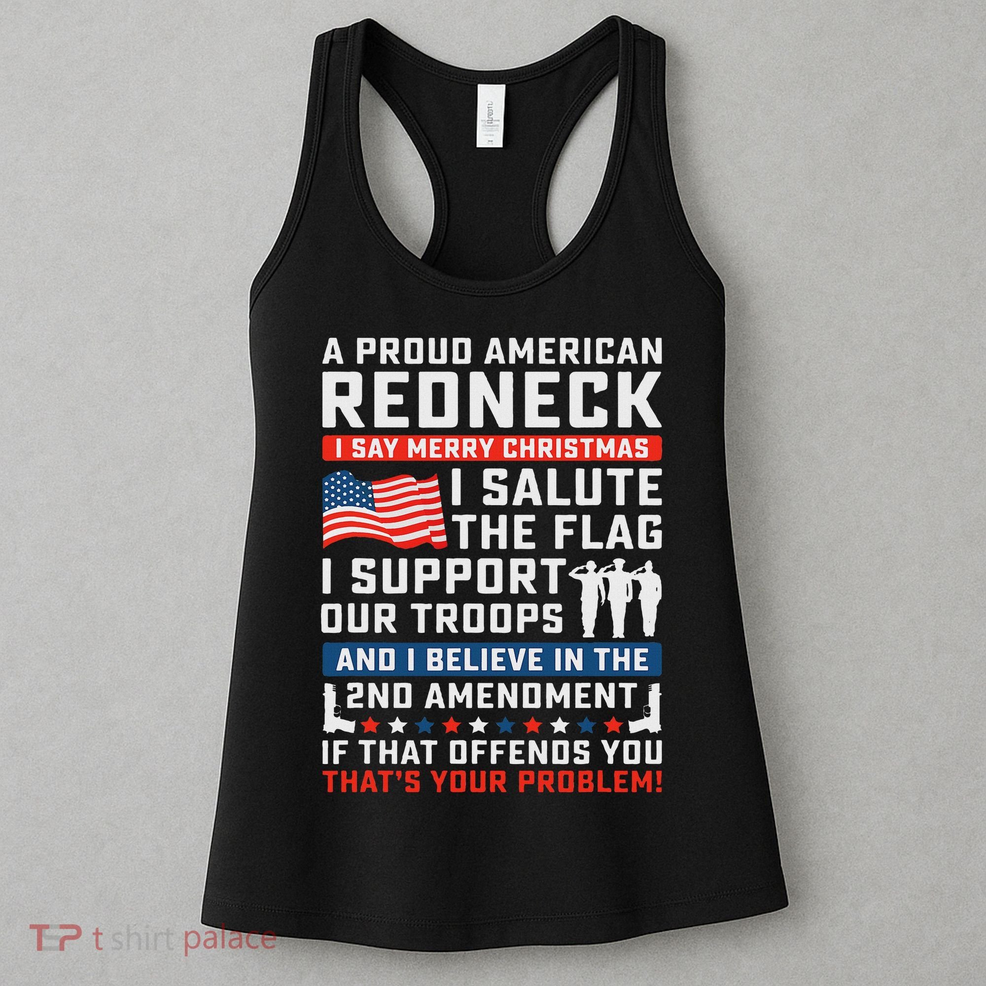 A Proud American Redneck Women's Tank Top