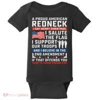 A Proud American Redneck Baby Bodysuit thumb 0