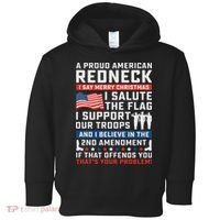 A Proud American Redneck Toddler Hoodie thumb 0