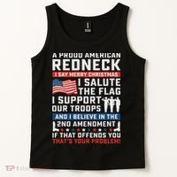 A Proud American Redneck Tank Top thumb 2