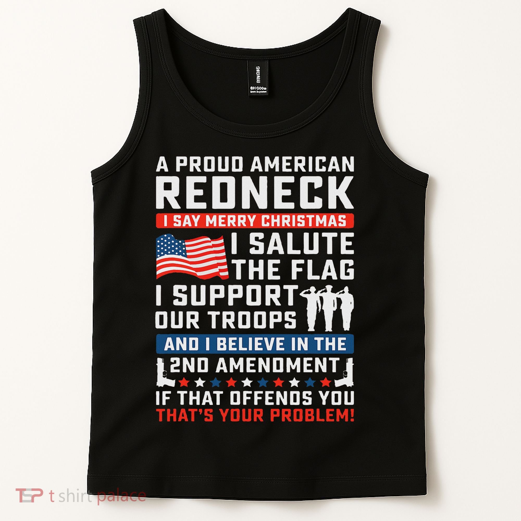 A Proud American Redneck Tank Top