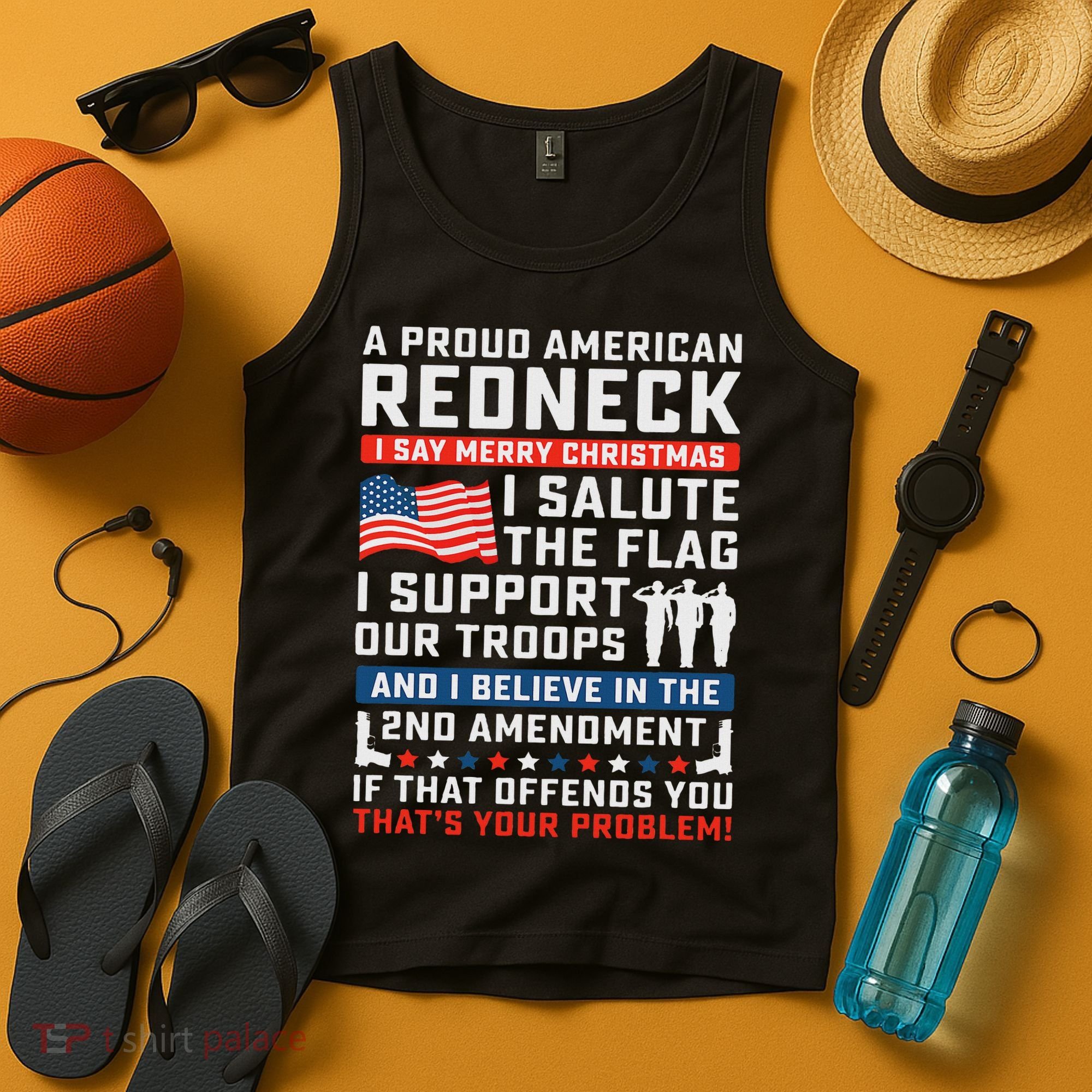 A Proud American Redneck Tank Top