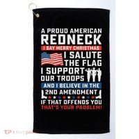A Proud American Redneck Golf Towel thumb 0