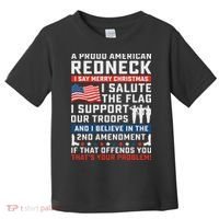 A Proud American Redneck Toddler T-Shirt thumb 0
