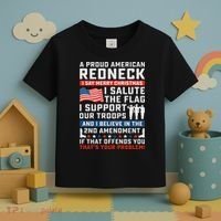 A Proud American Redneck Toddler T-Shirt thumb 3