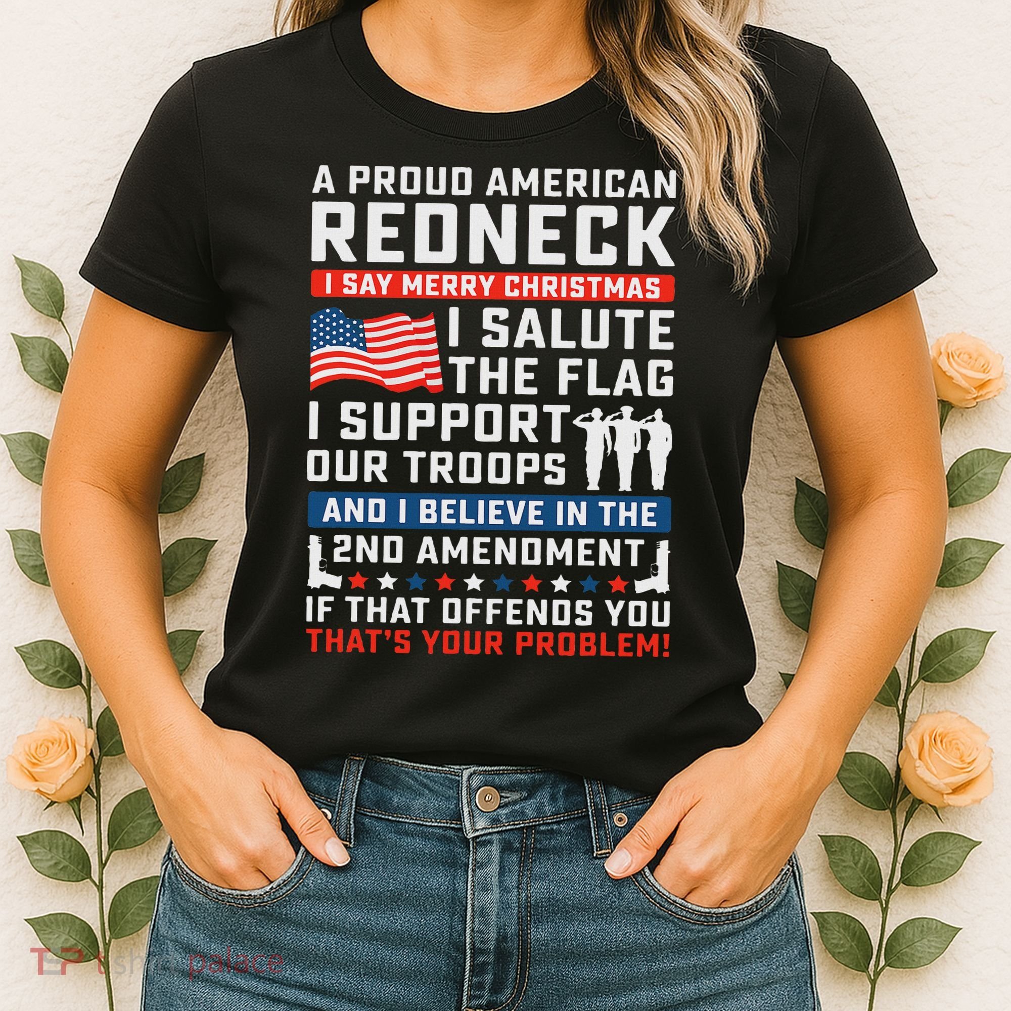 A Proud American Redneck Women's T-Shirt