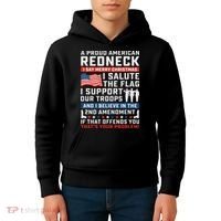A Proud American Redneck Kids Hoodie thumb 4
