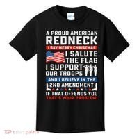 A Proud American Redneck Kids T-Shirt thumb 0