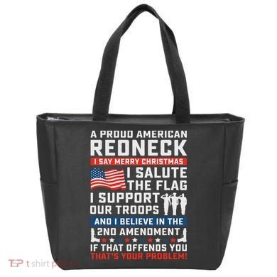 A Proud American Redneck Tote Bag