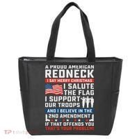 A Proud American Redneck Tote Bag thumb 0