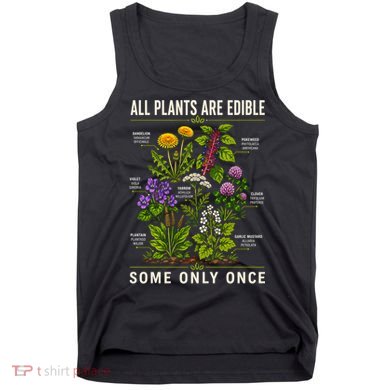 All Plants Are Edible Nature Lover's Botanical Guide Tank Top