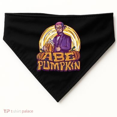 Abe Pumpkin USA-Made Doggie Bandana