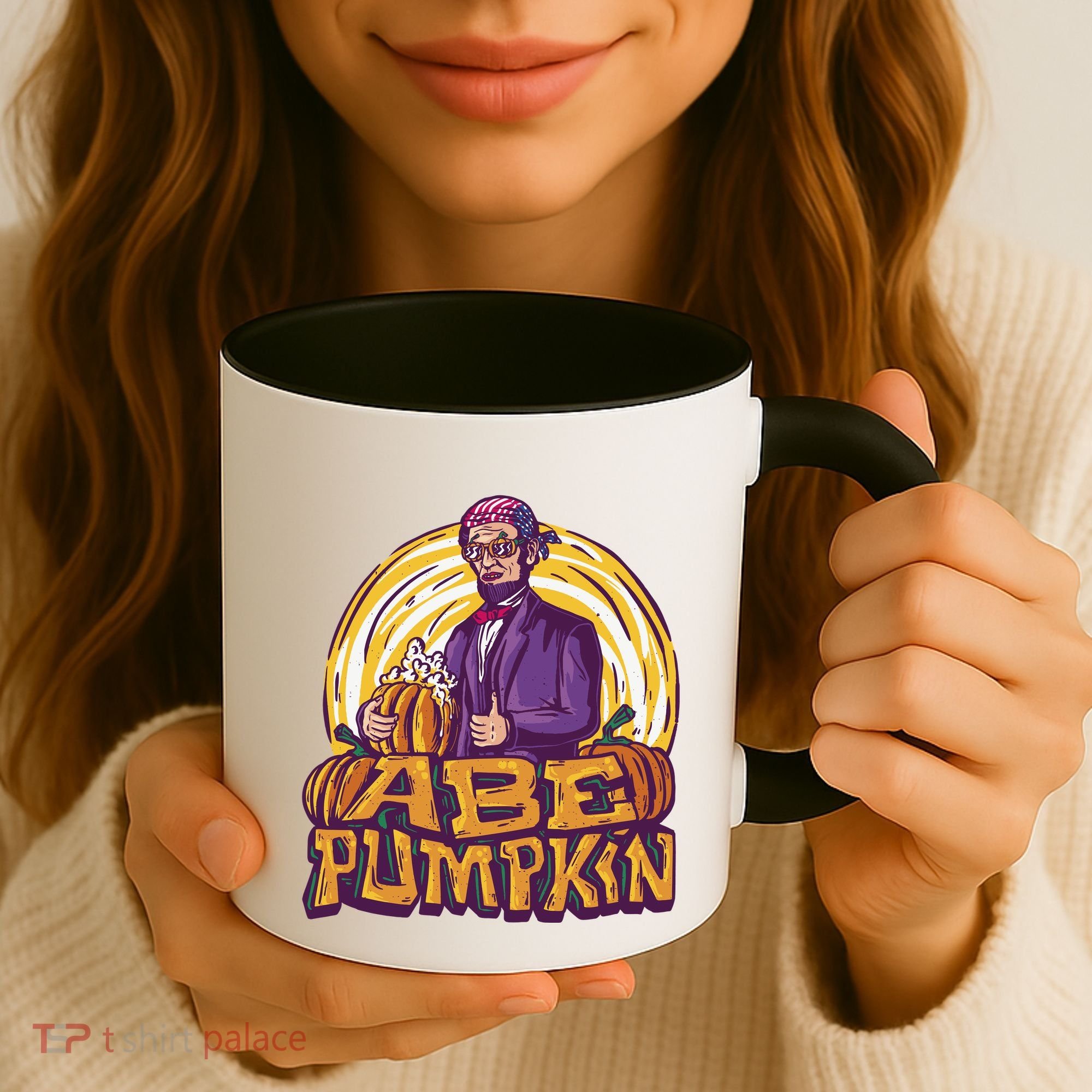 Abe Pumpkin Coffee Mug