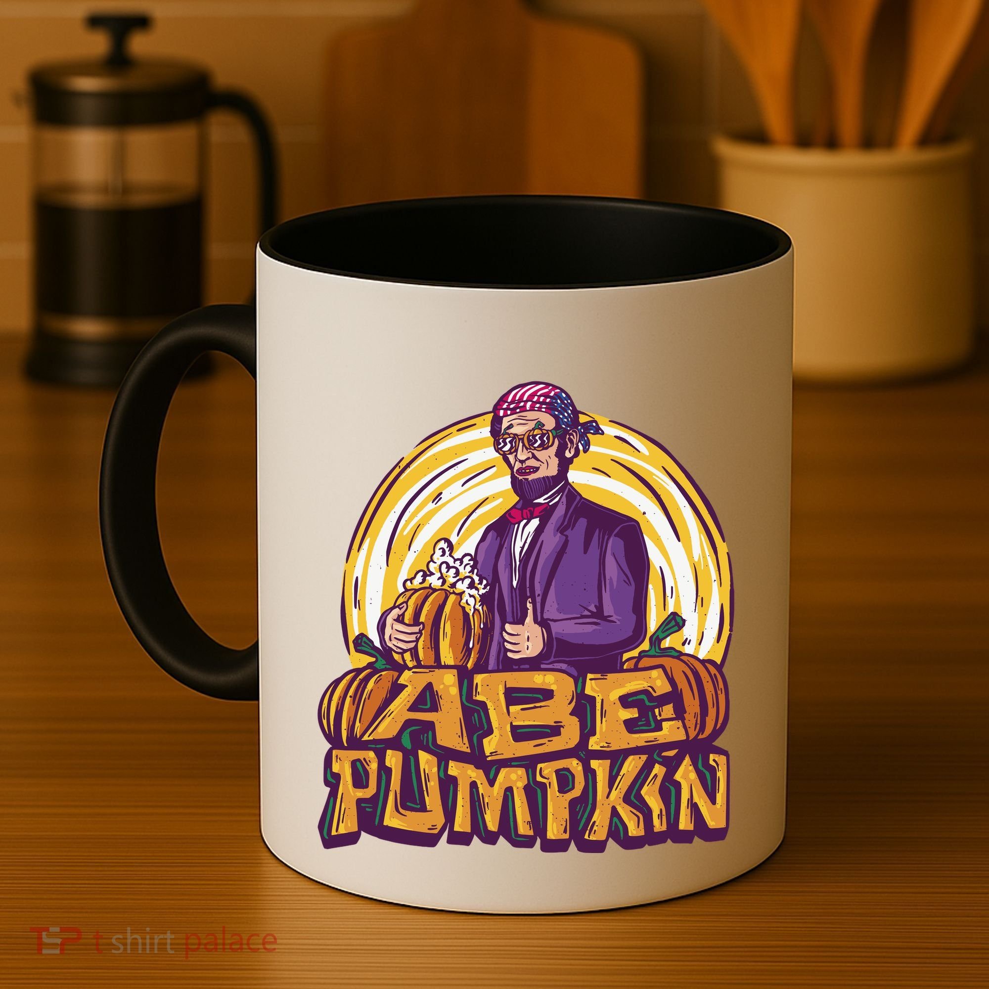 Abe Pumpkin Coffee Mug