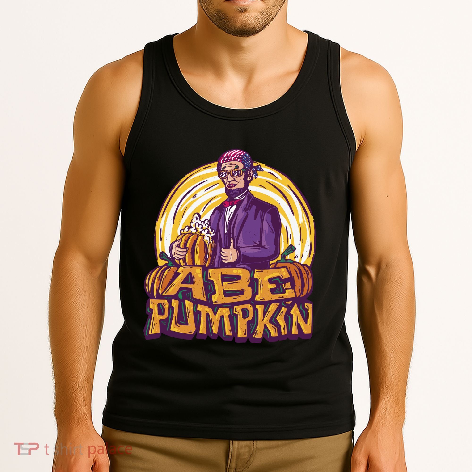 Abe Pumpkin Tank Top