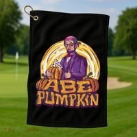 Abe Pumpkin Golf Towel thumb 1