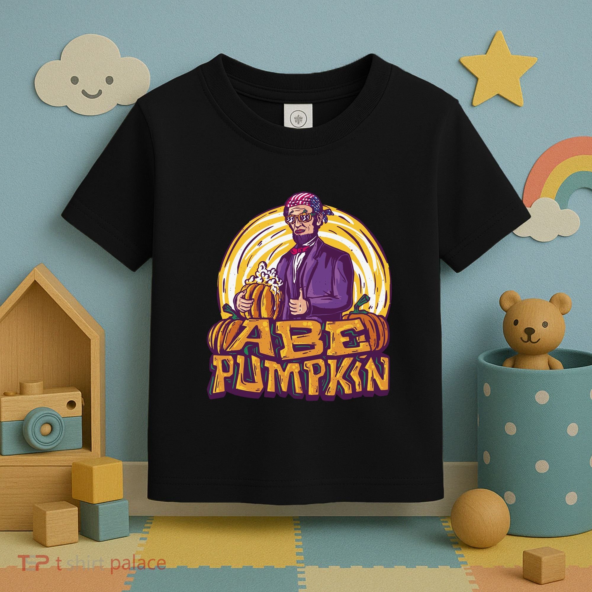 Abe Pumpkin Toddler T-Shirt