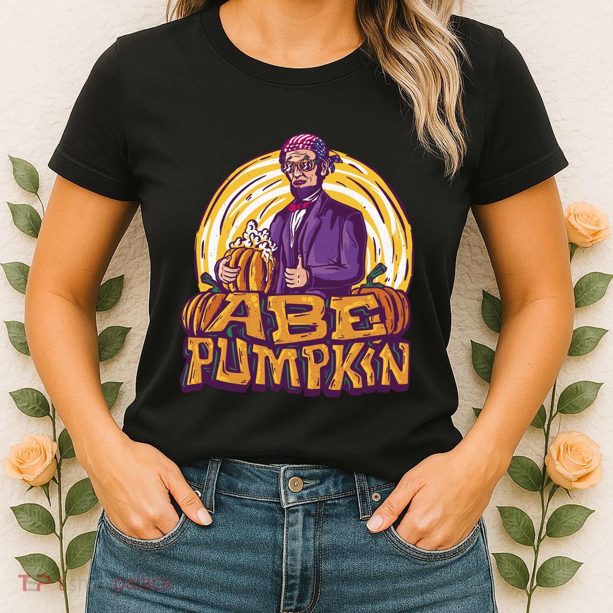 Abe Pumpkin Women's T-Shirt