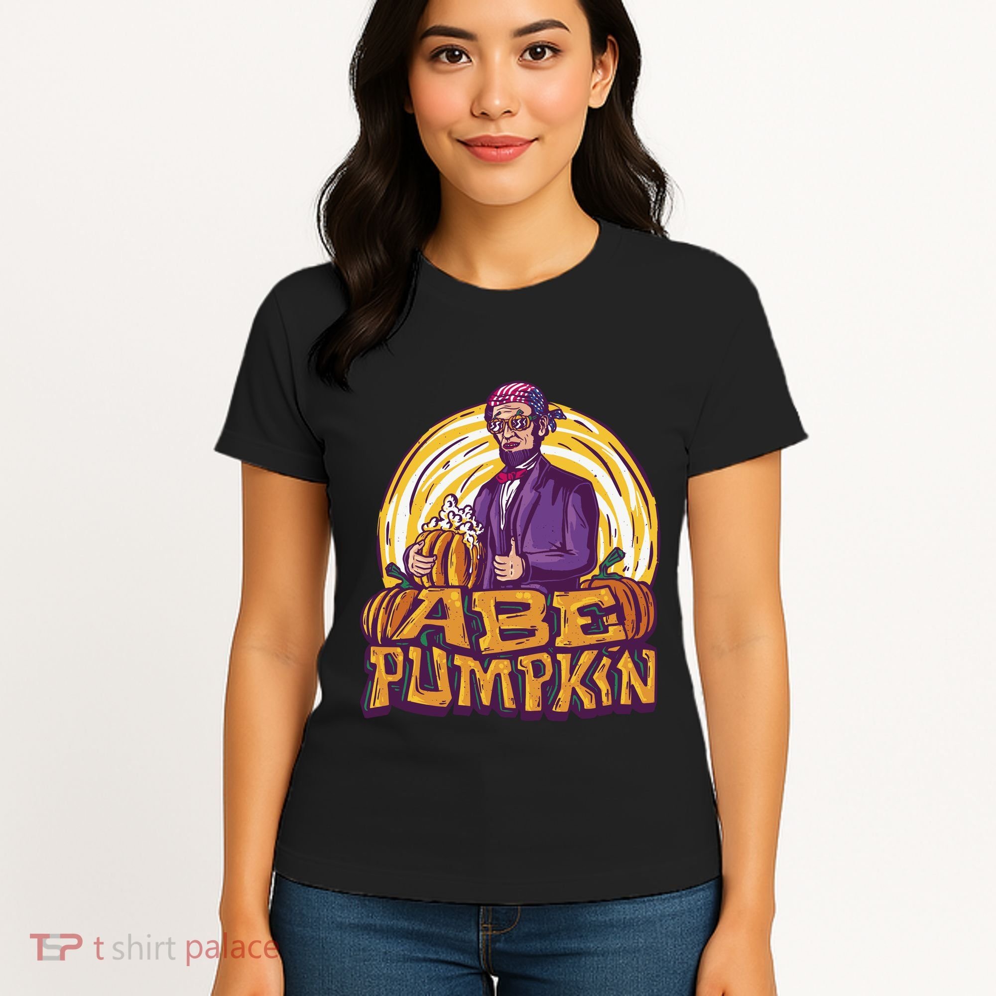 Abe Pumpkin Women's T-Shirt