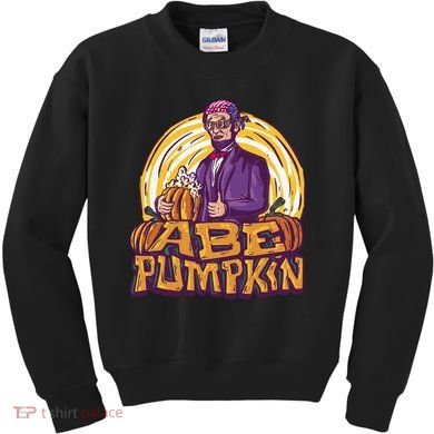 Abe Pumpkin Kids Sweatshirt