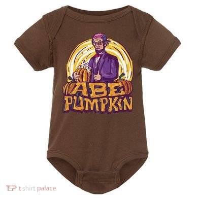Abe Pumpkin Baby Bodysuit