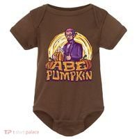 Abe Pumpkin Baby Bodysuit thumb 0