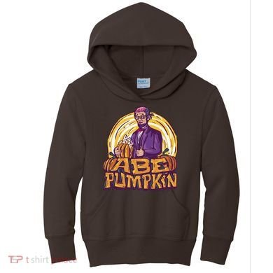 Abe Pumpkin Kids Hoodie