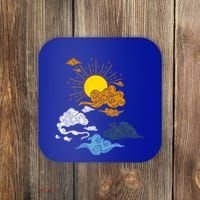 Aroace Pride Aro Ace Lgbtq Flag Gift Japanese Arotic Asexual Gift Coaster thumb 0