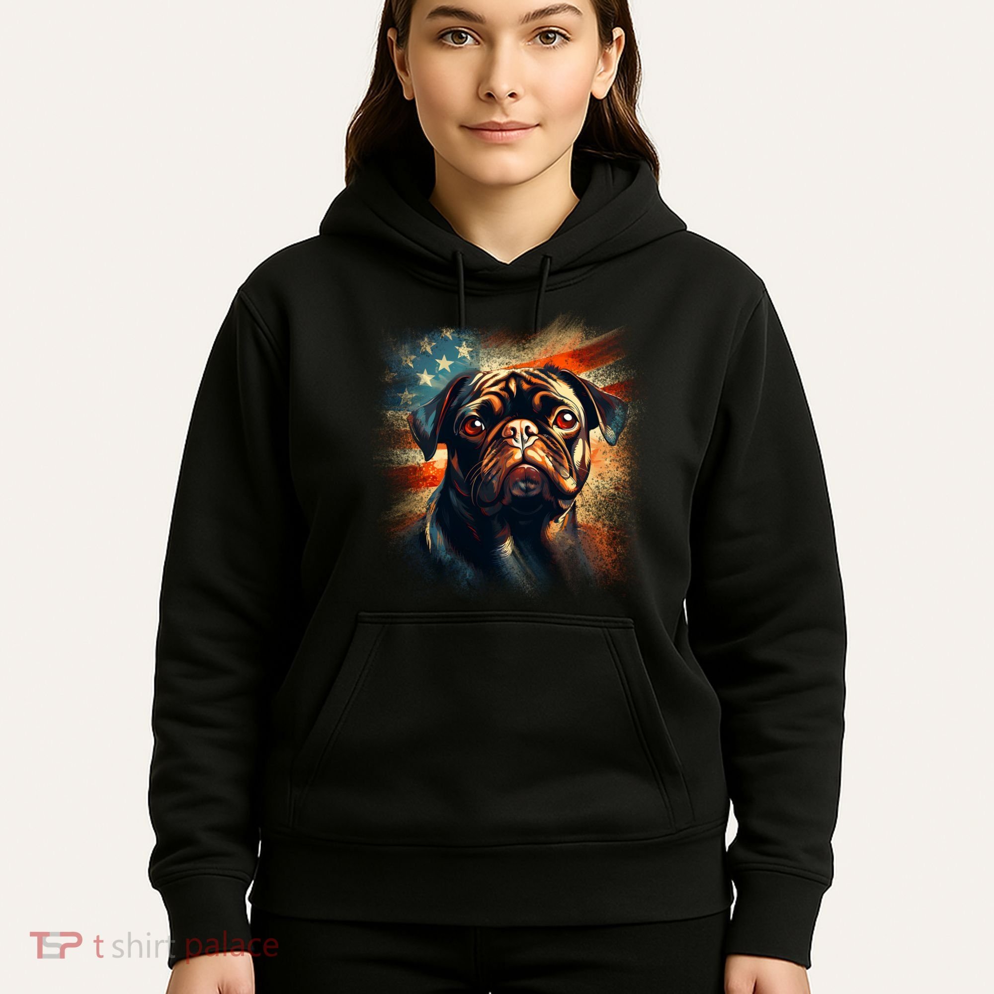 American Pug Hoodie