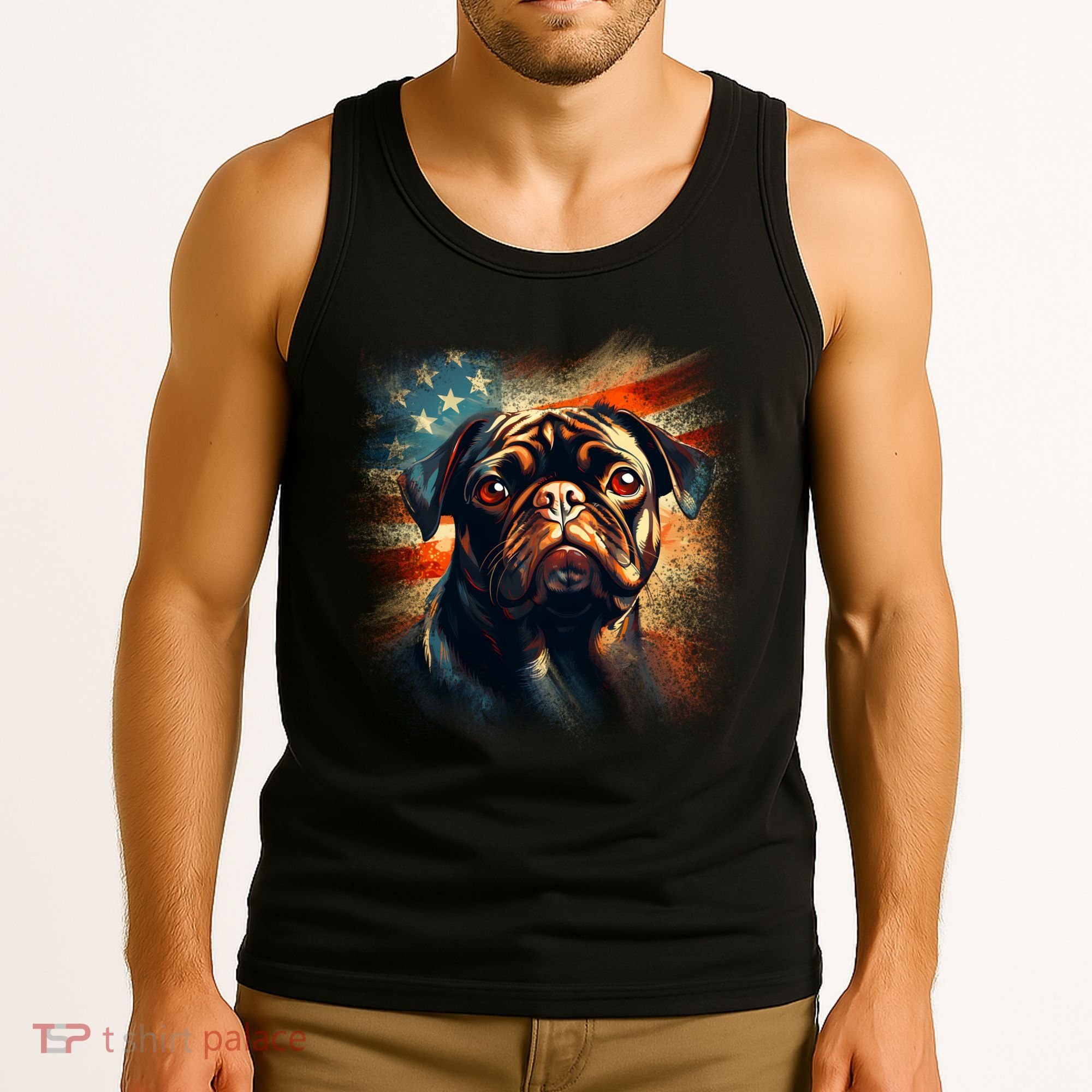 American Pug Tank Top