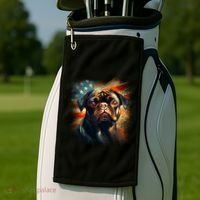 American Pug Golf Towel thumb 2