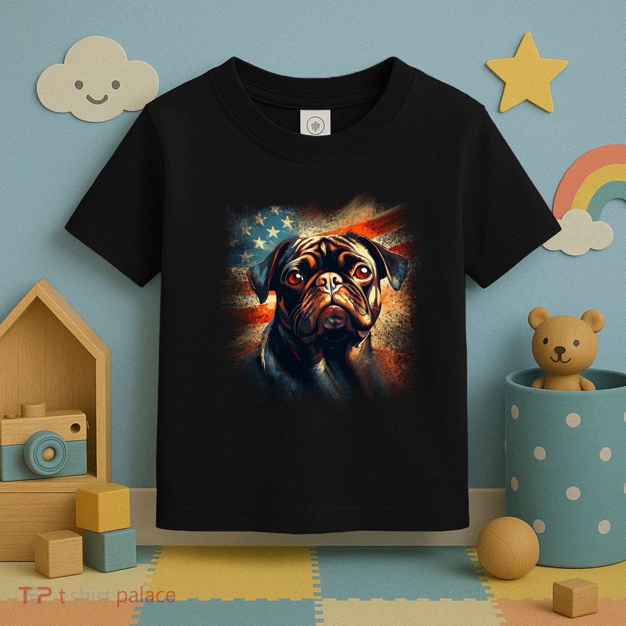 American Pug Toddler T-Shirt