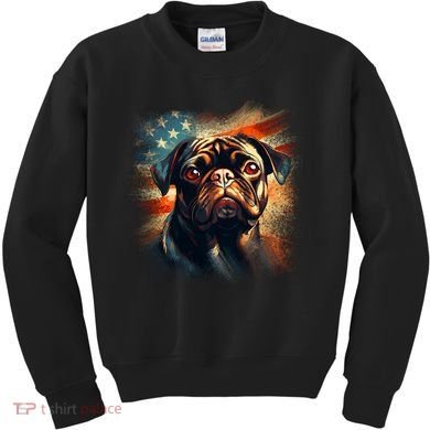 American Pug Kids Sweatshirt