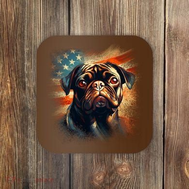 American Pug Coaster