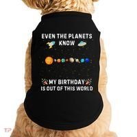Astrological Planetary Alignment Birthday Funny Gift Doggie Tank thumb 0