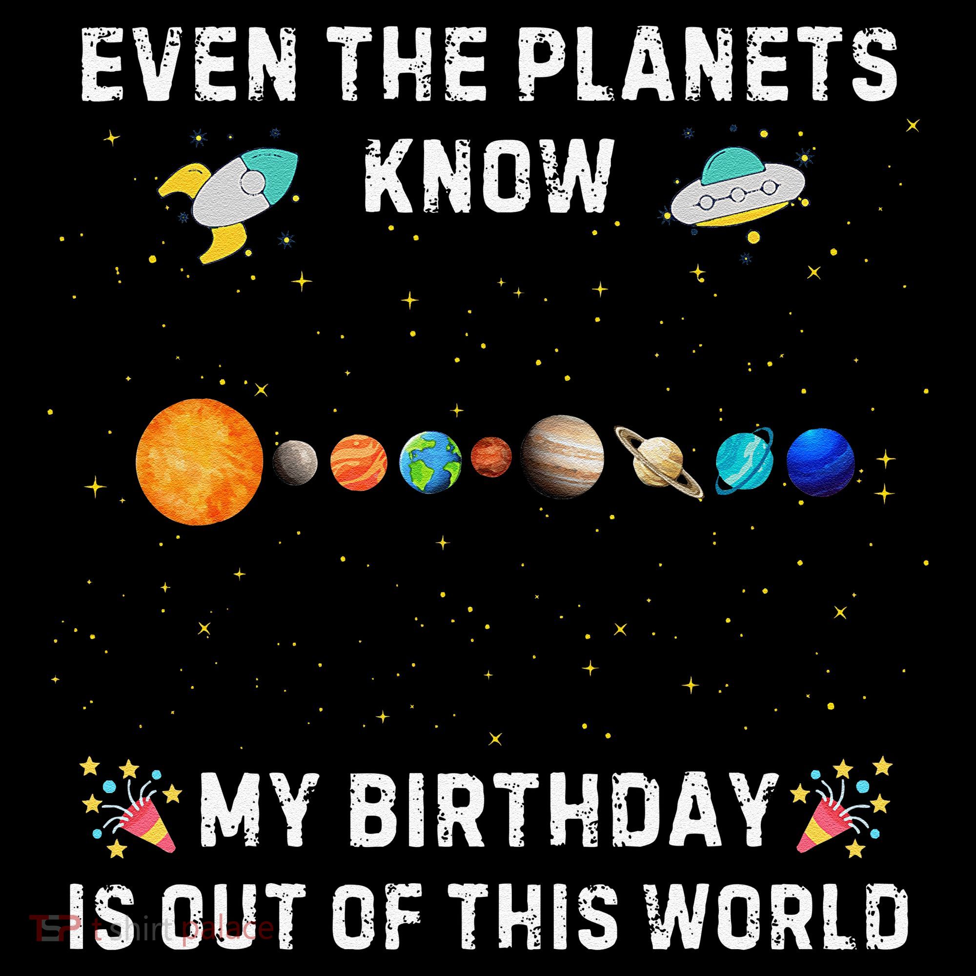 Astrological Planetary Alignment Birthday Funny Gift Long Sleeve Shirt