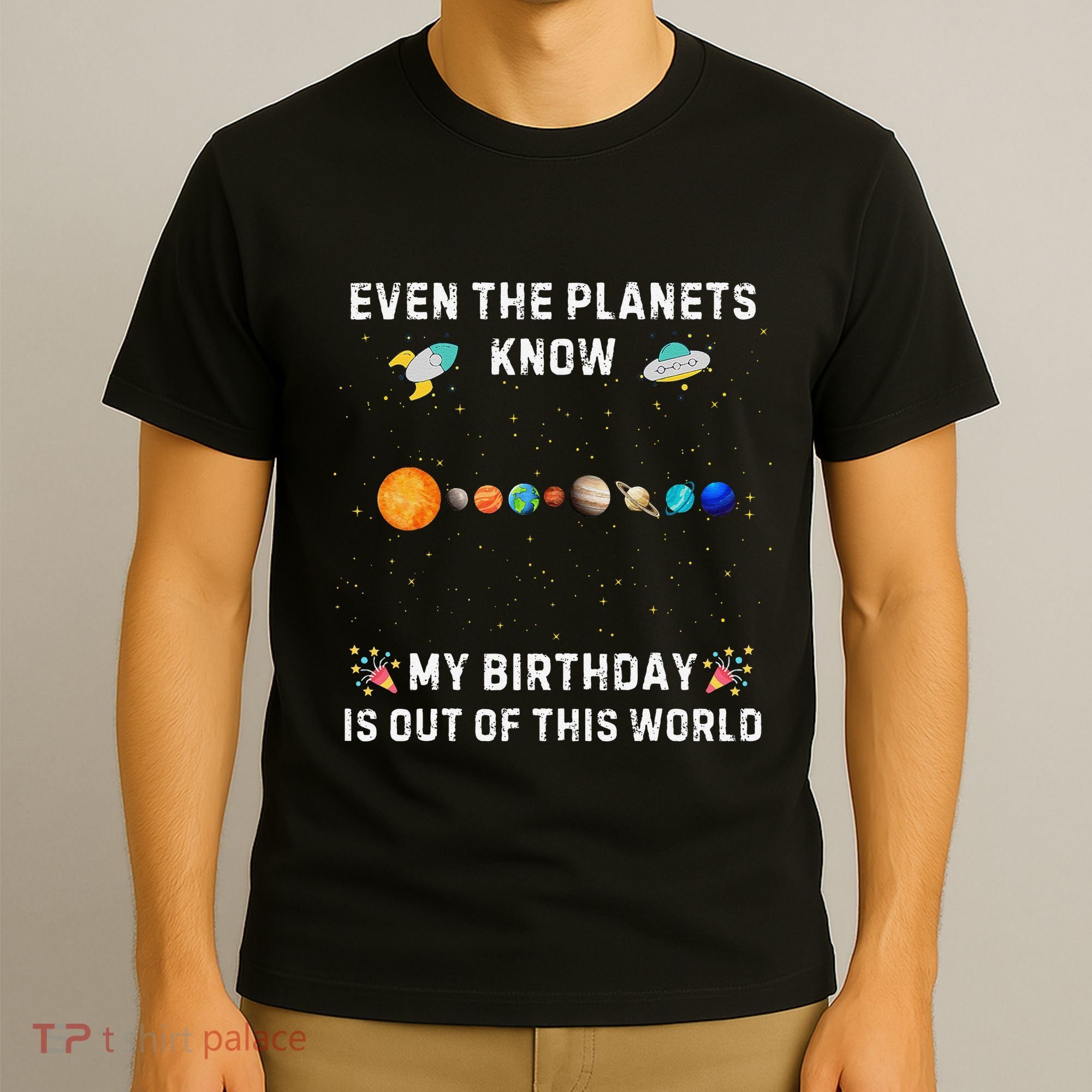 Astrological Planetary Alignment Birthday Funny Gift T-Shirt